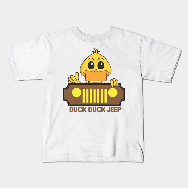 Duck Duck Jeep Kids T-Shirt by Duck Duck Jeep